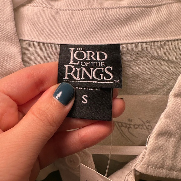 NWT Lord of the Rings Rugby Striped Unisex Embroidered Top - Picture 6 of 11
